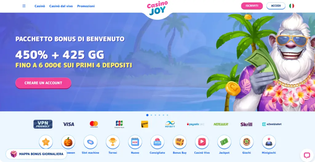 Casino Joy app di casinò online