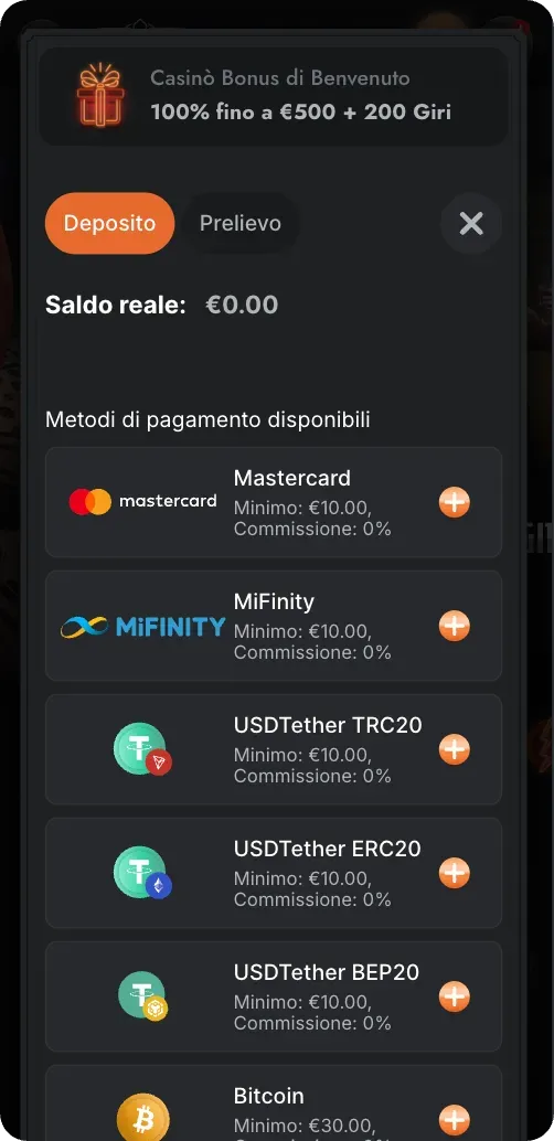 Metodi di Pagamento