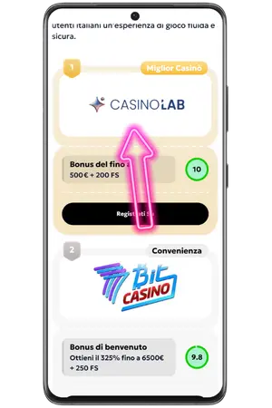 Visita il primo Casino App dalla nostra classifica