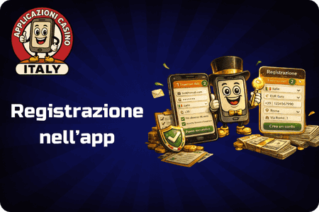 Applicazioni casino procedura in 2 step